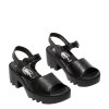 Sandały Fly London TULL 503 Black/Black Mousse P501503000